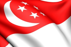 Flagge Singapur