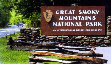Graet Smoky Mountains-Eingang