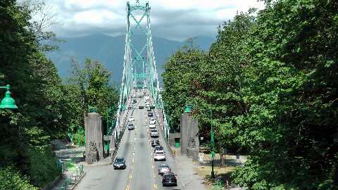Hop on Hop off Stadtrundfahrt Vancouver-Lions Gate Bridge-2