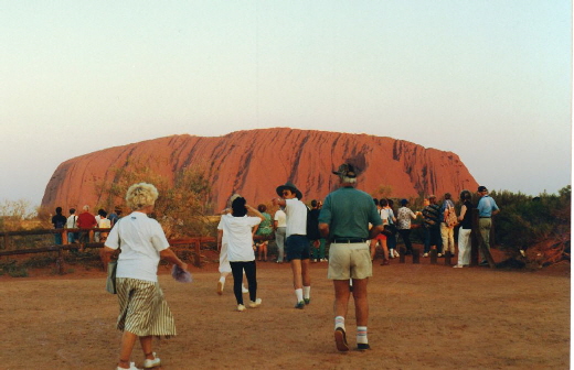 k-Australien 1996 - Ayers Rock Sundowner-2