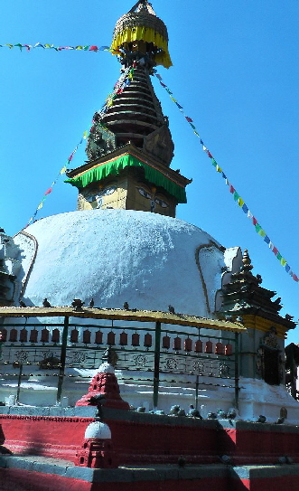 k-Napal - Kathmandu Stadtbesichtigung Stupas (1)