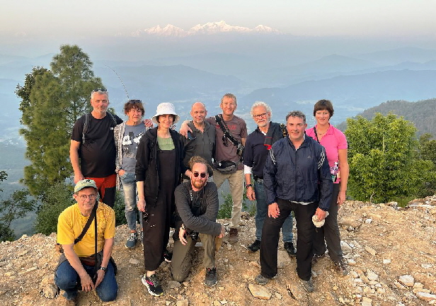 k-Nepal - Wanderung zum Aussichtspunkt Gruppenbild