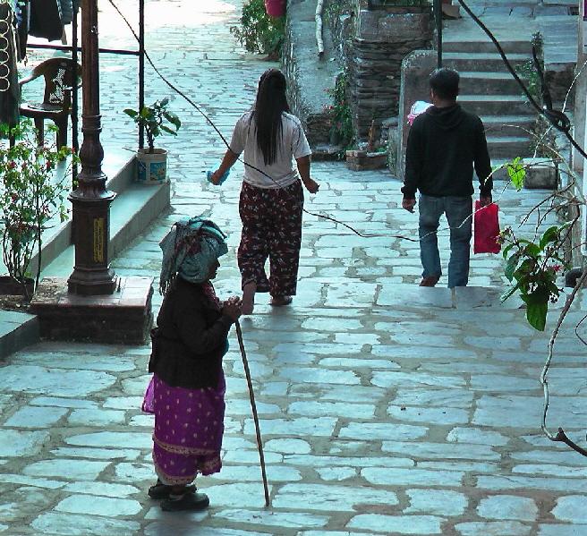 k-Nepal -Bandipur Wanderung zum Aussichtspunkt (4)