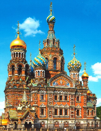 k-Petersburg -Blutskiorche (Erlserkirche)