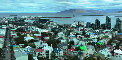 k-Tag 12 - Rekjavik Domkirche-Ausblich von oben-1