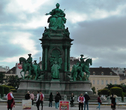k-Tag 2 Wien Maria Theresien Denkmal