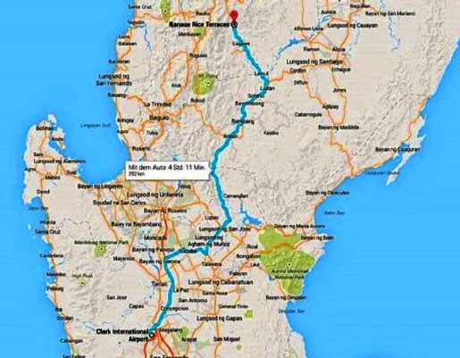 k-Tag 3 Route Clark - Banaue (Luzon)