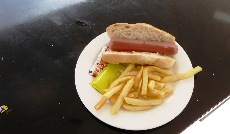 k-Hot Dog am Nachmittag