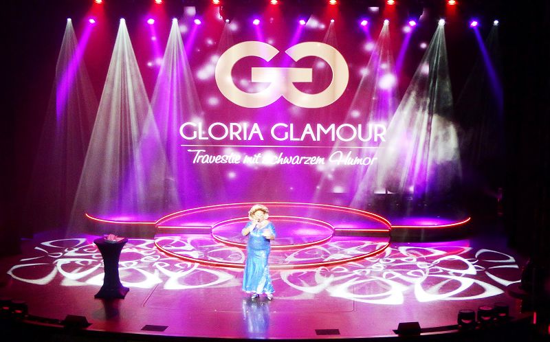 k-MS-Abnedshow Travestie Gloria Glamour Teil 1-4