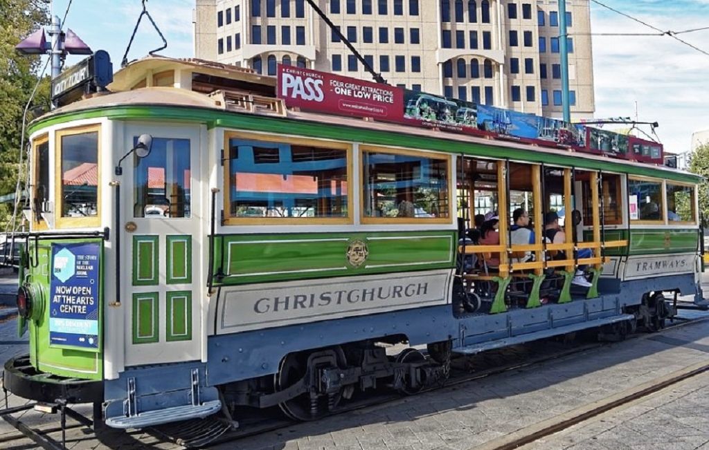 k-NZ 2005 - Tag 3 -Chistchurch Strassenbahn