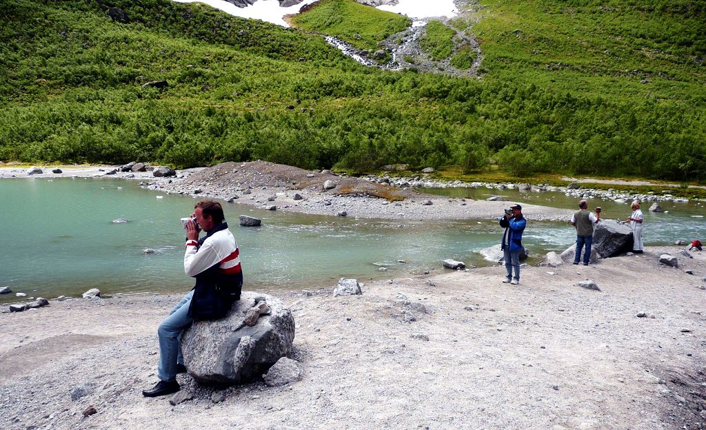 k-Norwegen 2008 - Fahrt nach Aueland Gletscherwanderung Brigsdalsbreen (1)