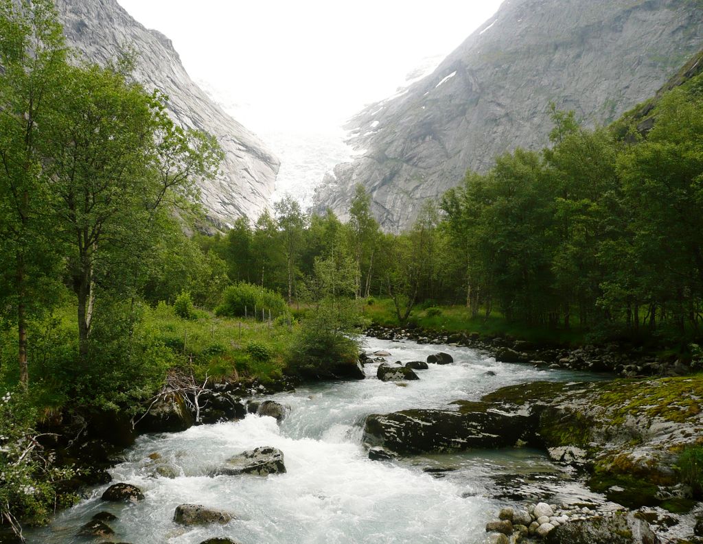 k-Norwegen 2008 - Fahrt nach Aueland Gletscherwanderung Brigsdalsbreen (5)