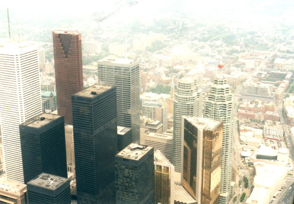 k-Ostkanada Toronto Tower-Ausblick von oben