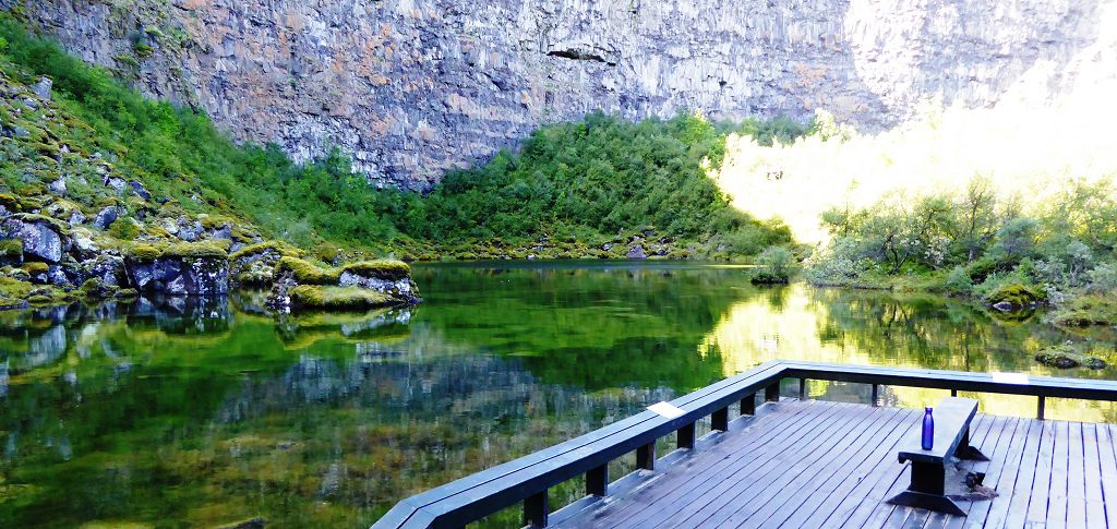 k-Tag 5 - Asbyrgi Schlucht Wanderung -11