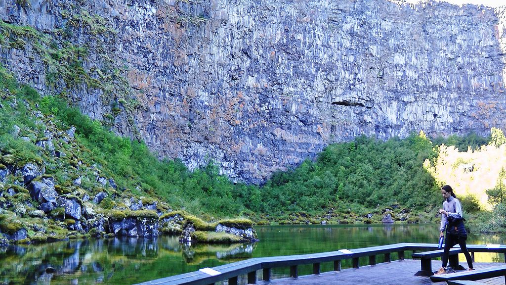 k-Tag 5 - Asbyrgi Schlucht Wanderung -5