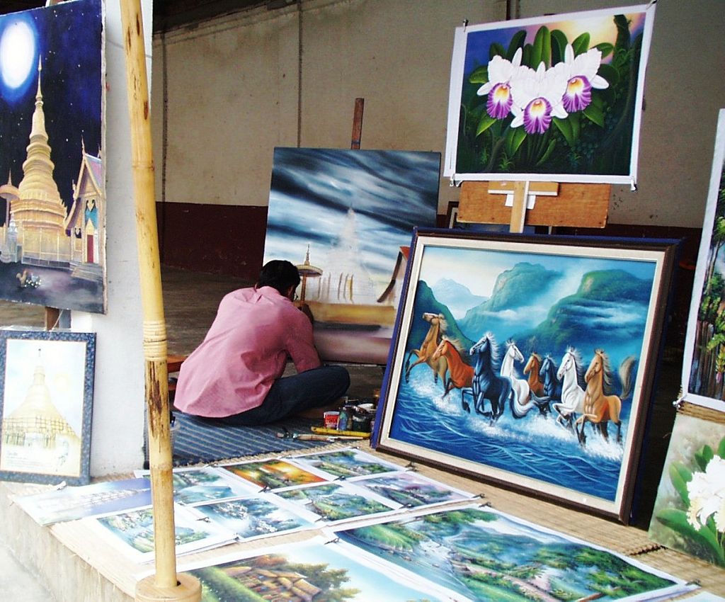 k-Thailand 2006 - Chiang Mai Besuch Kunsthandwerksttten (3)