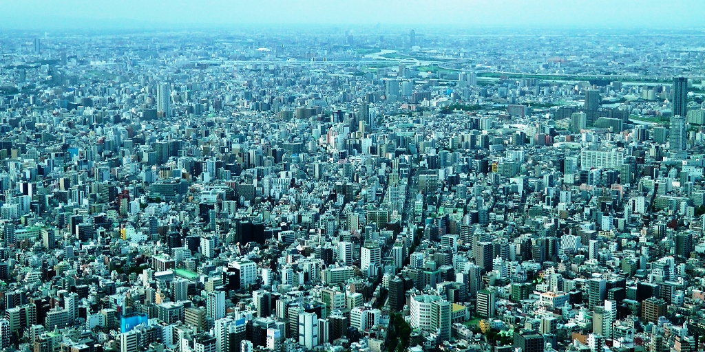 Skytree Tokio - Blick auf die Stadt 2 (2)